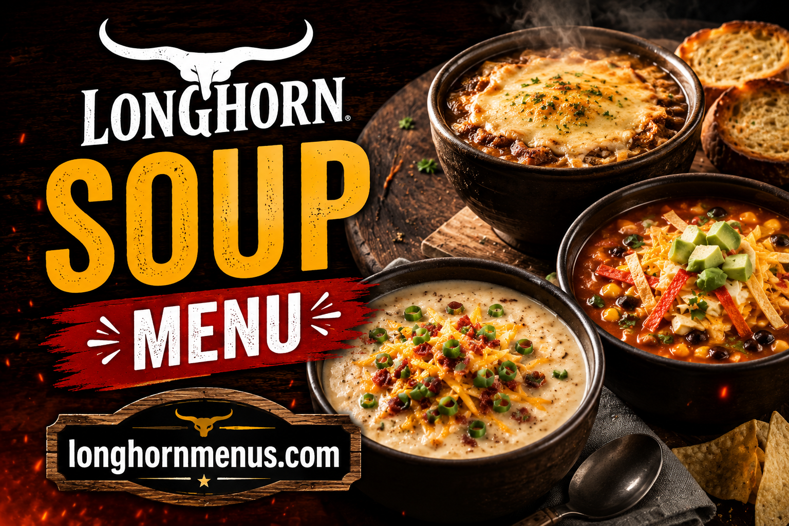 LongHorn Soup Menu with Prices 2026