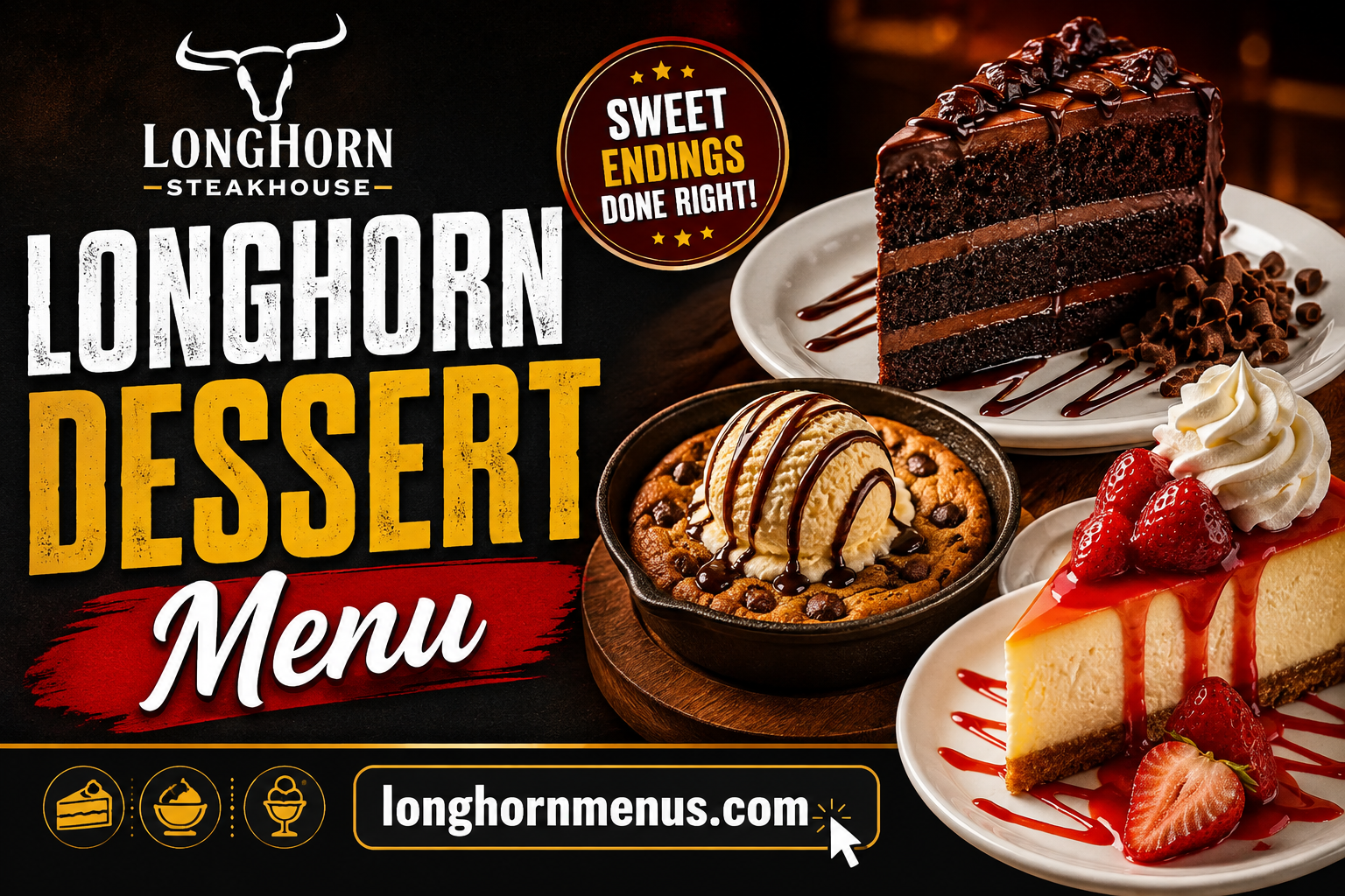 LongHorn Dessert Menu with Prices 2026