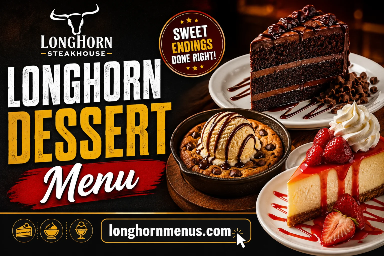 LongHorn Dessert Menu with Prices 2026